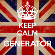 Keep calm generator and maker