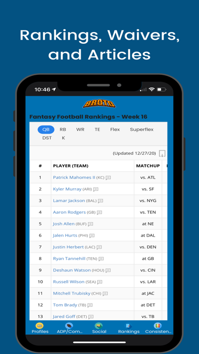 Fantasy Football by BRoto Screenshot