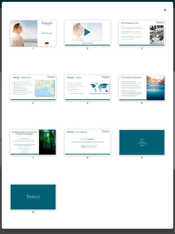 THALGO Deutschland iPad screenshot 8 - Reference app