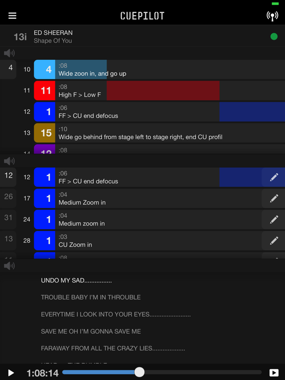 Screenshot #6 pour CueApp by CuePilot