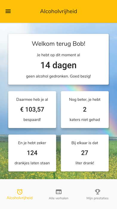 Alcoholvrijheid Screenshot