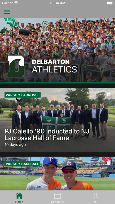 Delbarton Athletics Screenshot