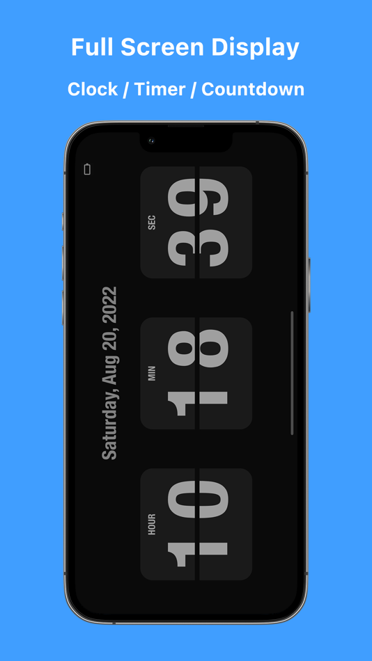 #3. iFlip Clock - Time Widget (iOS) By: 若愚 马
