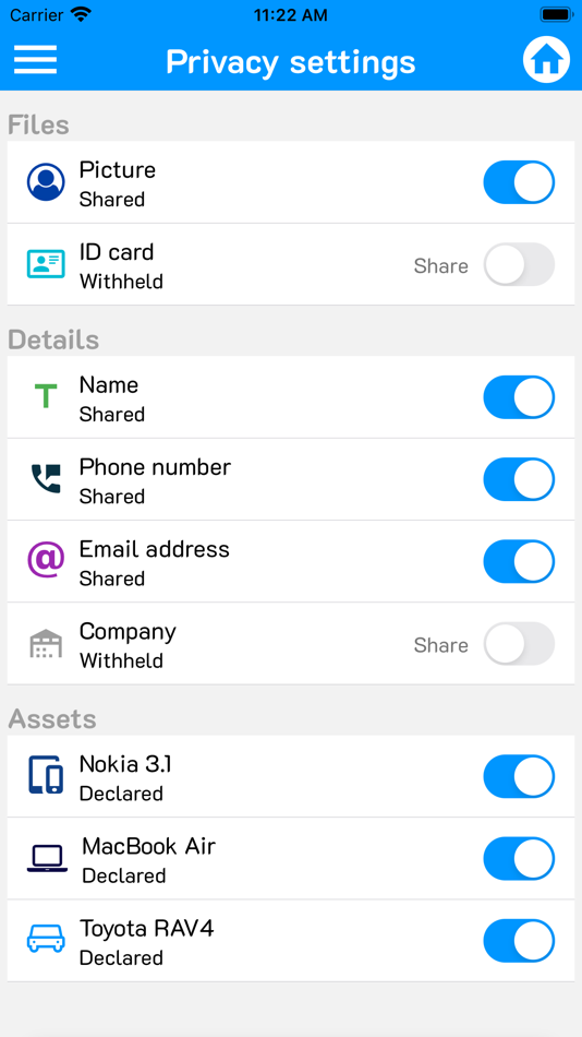 #9. Bluezone - Visitor Management (iOS) Podle: BLUE-ION LIMITED