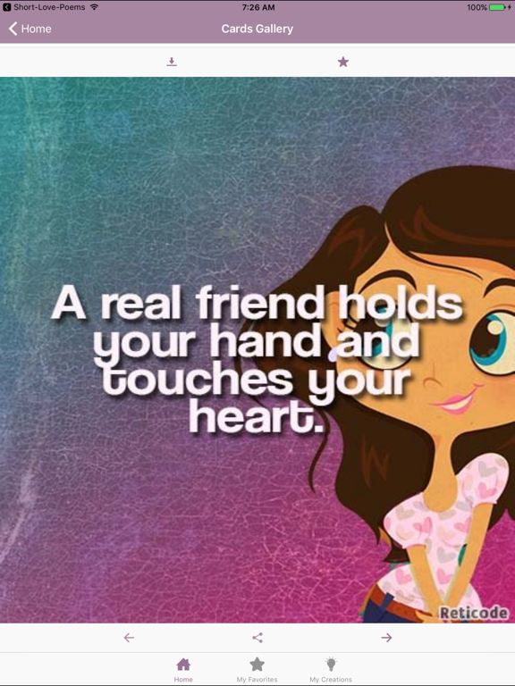 Screenshot #5 pour Friendship Quotes & Editor