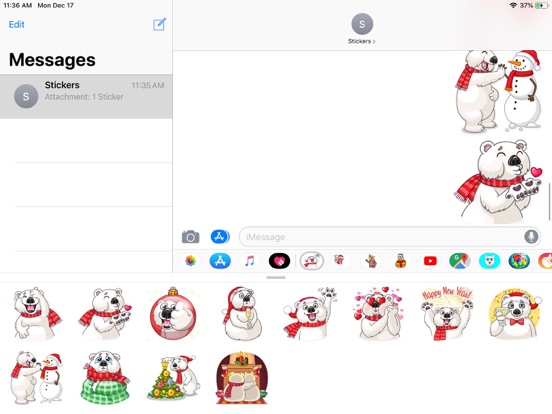 Screenshot #5 pour Christmas Ted Frosty Sticker