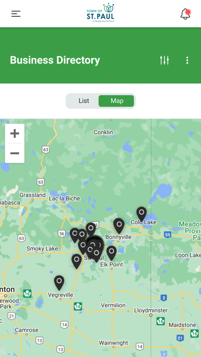 Town of St. Paul App Screenshot
