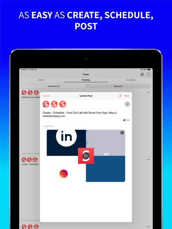 Screenshot #5 pour SmartPost: Plan Schedule Post
