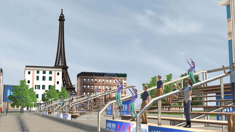 #5. Obstacle Laser Run (iOS) 由: Union Internationale de Pentathlon Moderne