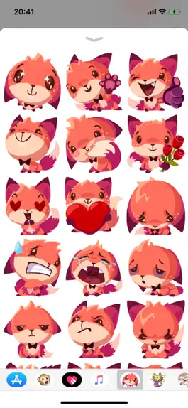 Game screenshot Fox Cute Pun Funny Stickers mod apk