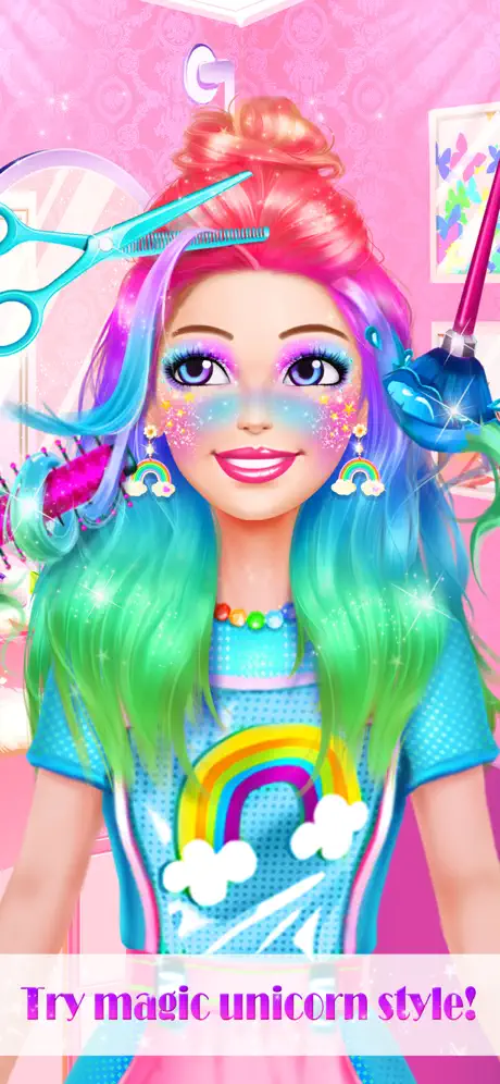Unicorn Makeup Dress Up Artist