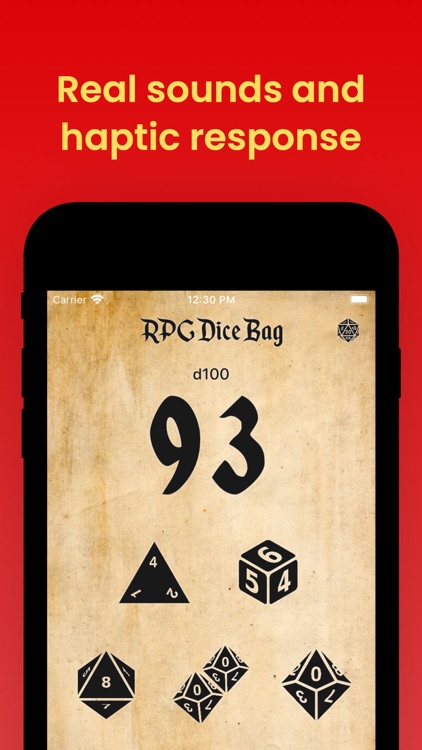 RPG Dice Bag: a simple roller