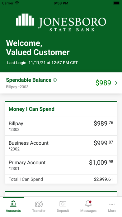 Jonesboro State Bank Mobile Screenshot
