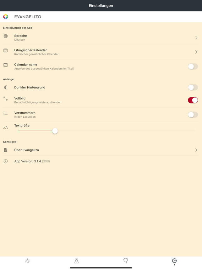 ‎Evangelizo Screenshot