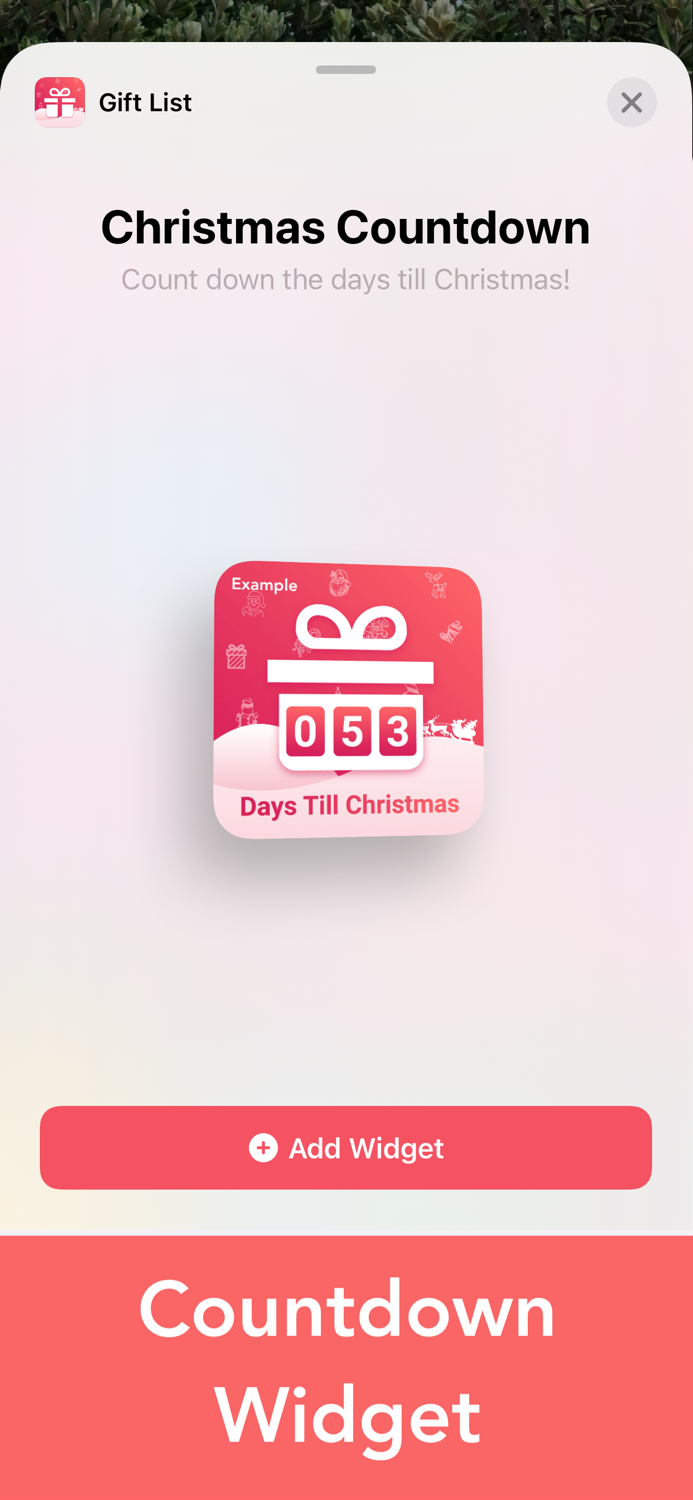 Christmas Gift List Tracker