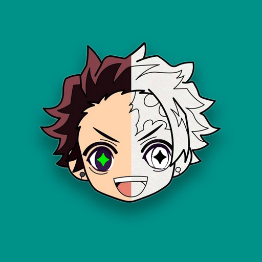 Manga & Anime coloring book Icon