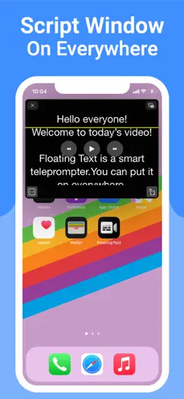 Game screenshot Teleprompter - Floating Text mod apk