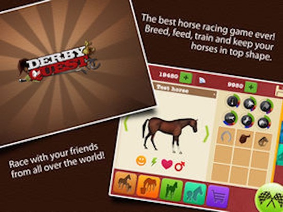 Derby Quest: Horse Manager HD iPad app afbeelding 5