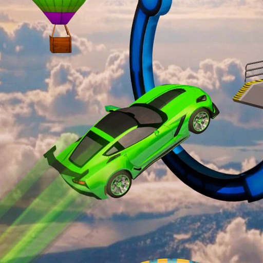 Mega Car Stunt-Sky City Racing iOS App