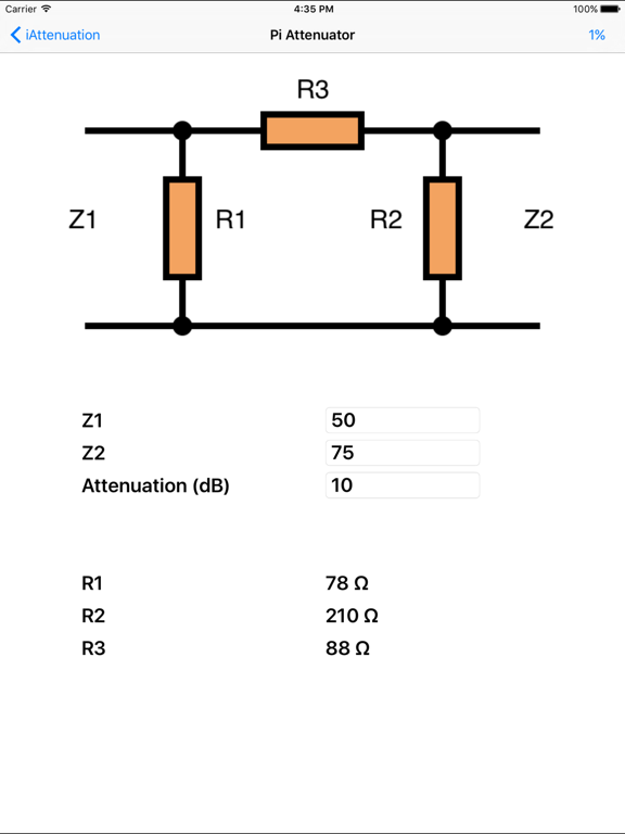 Screenshot #2 for iAttenuation