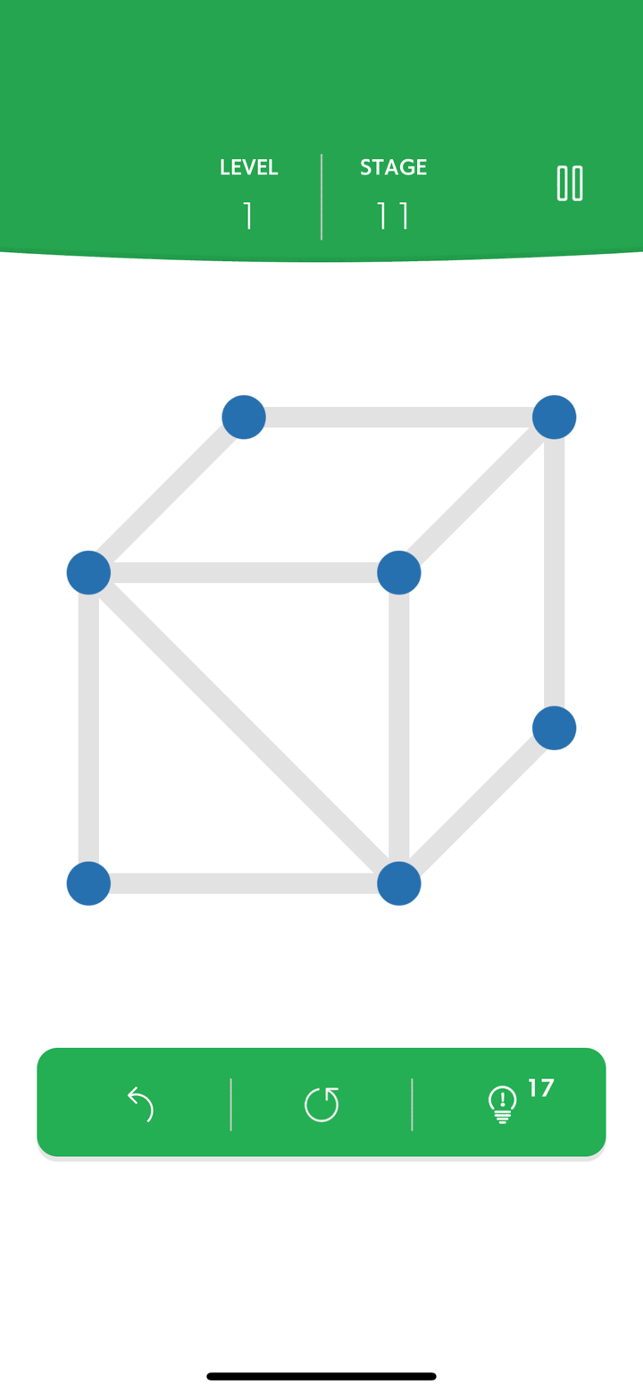 1LINE one-stroke puzzle game screenshot 3