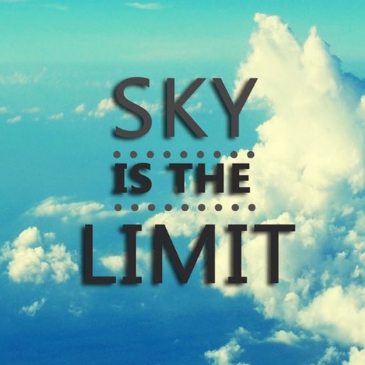 The Sky is The Limit - Quotes Icon