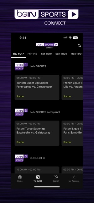 beIN SPORTS CONNECT - US, TV App, Roku Channel Store
