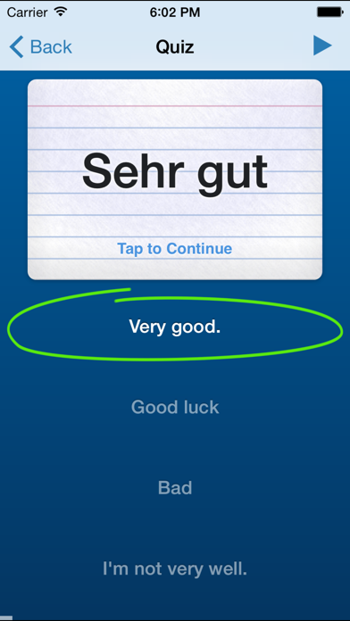 Learn German - Wie Geht's Screenshot