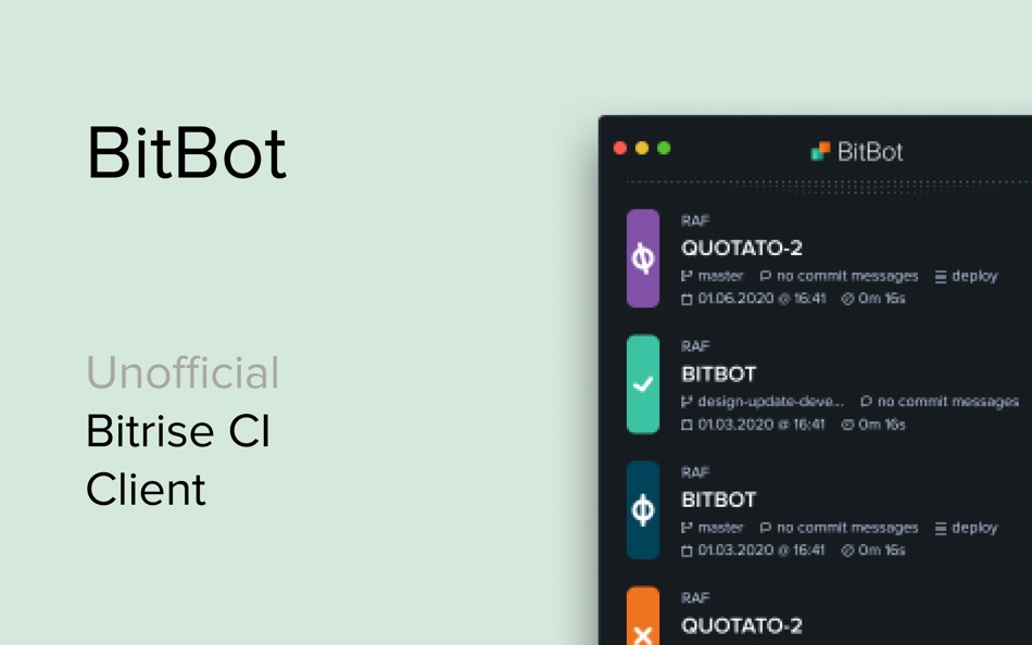 #1. BitBot (macOS) 게시자: Igor Igor