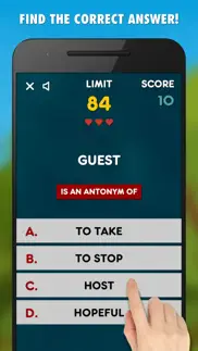 antonyms game iphone screenshot 2