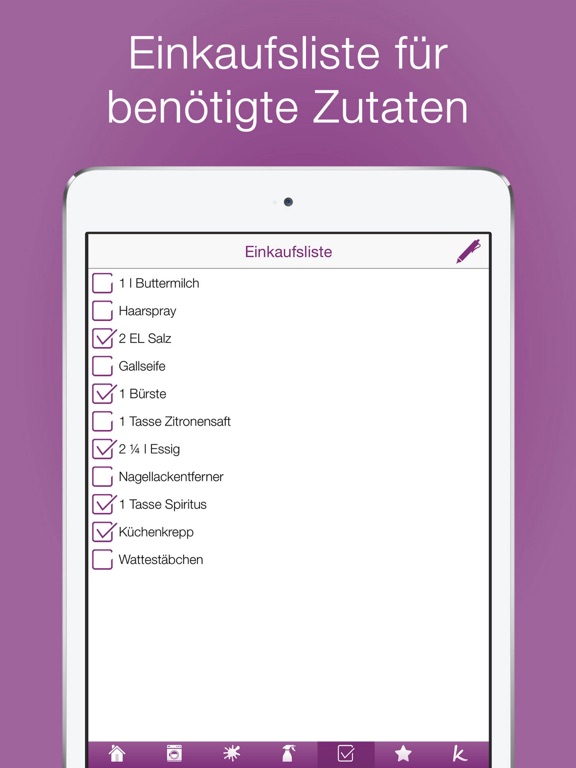 100 Tipps für saubere Wäsche iPad screenshot