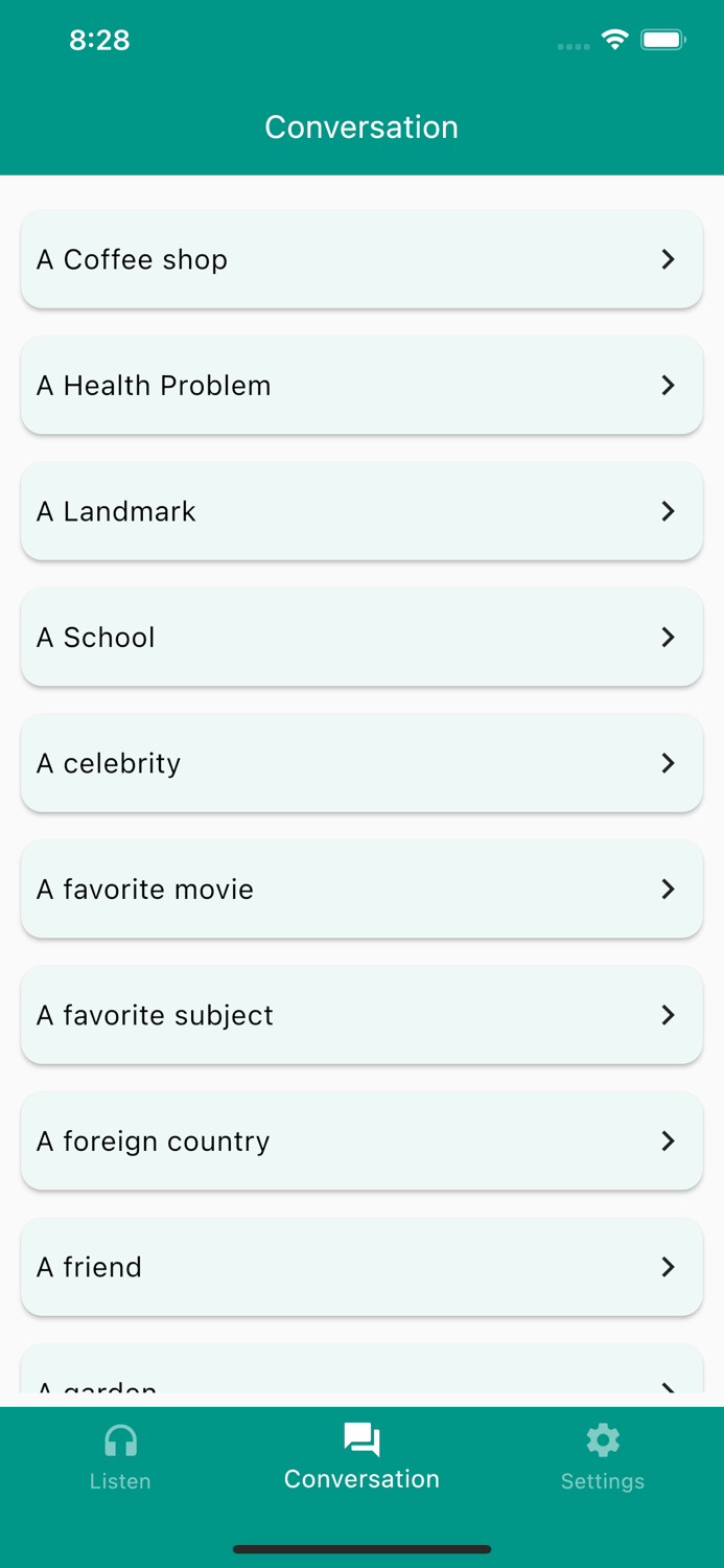 English Listening - Speaking