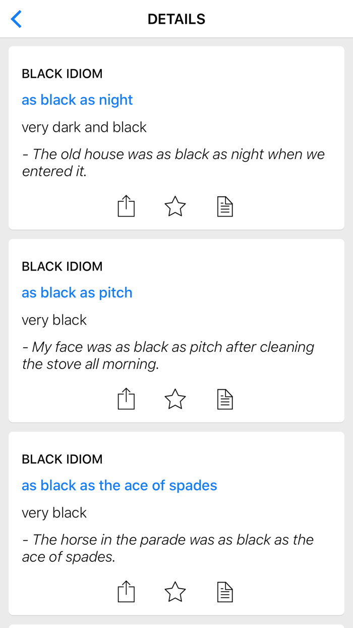 Medical and Color idioms