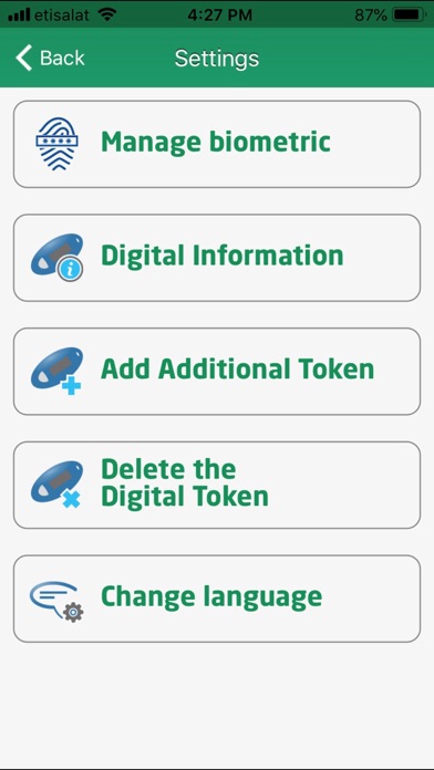 DIB Digital Authorization Screenshot