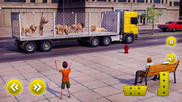 Animals Transporter Truck Game screenshot-5