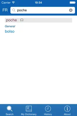 Game screenshot Portuguese−French dictionary apk