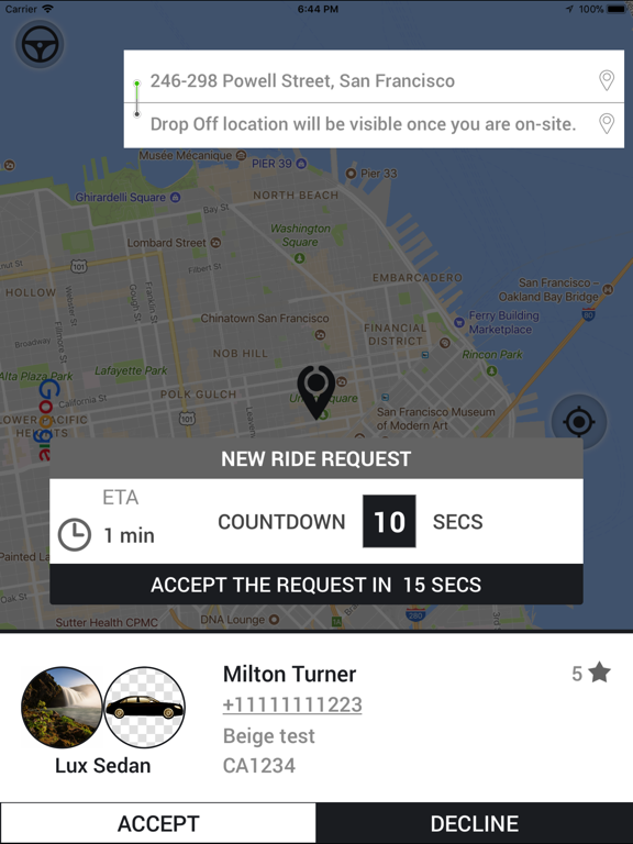 WOW Driver iPad screenshot 2 - Travel app