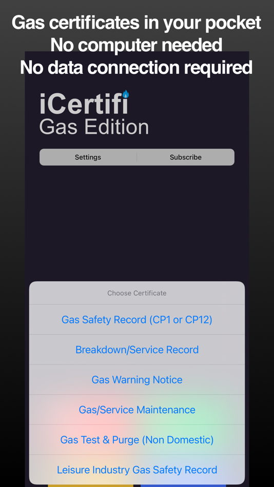 iCertifi Gas Edition - 6.1 - (iOS)