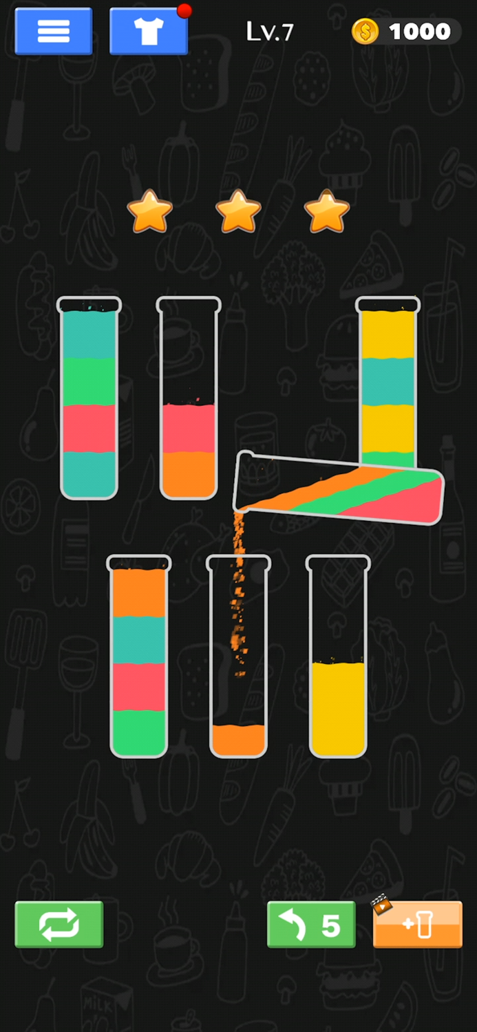 Water Sorting - Sorting Color
