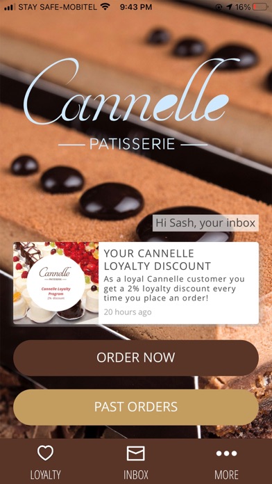 Cannelle Patisserie Screenshot