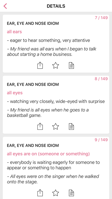 Animal Eyes idioms in English Screenshot