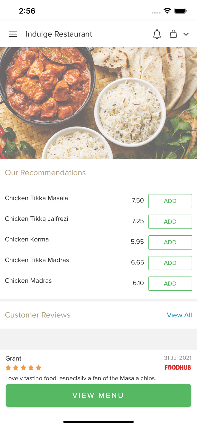 Indulge Restaurant Cannock.