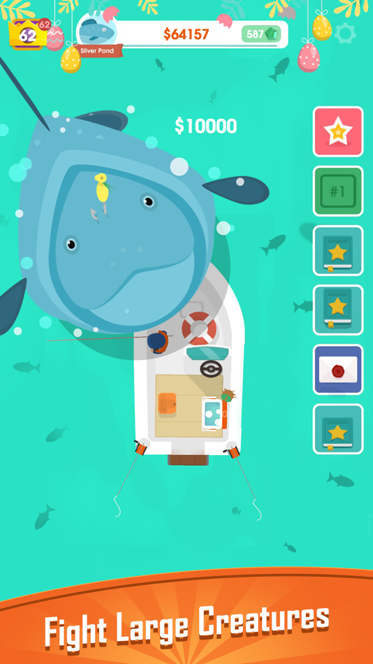 #4. Hooked Inc: Fishing Games (iOS) 来自: Lion Studios