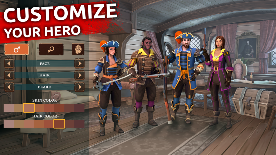 #2. Mutiny: Pirate Survival RPG (iOS) Bởi: Helio Games