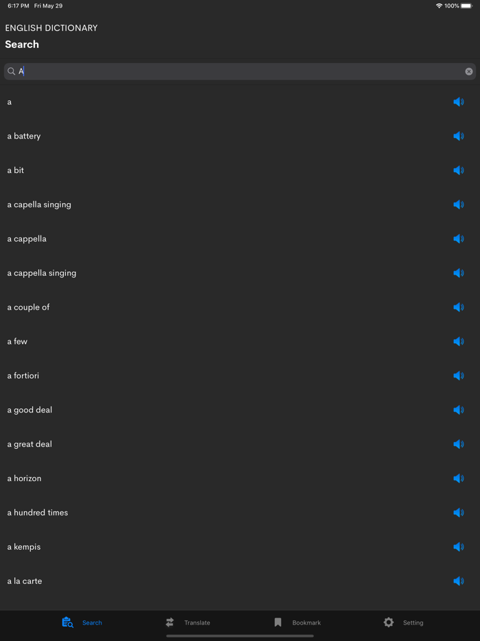 English Dictionary Translator