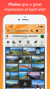 Paragliding Map screenshot