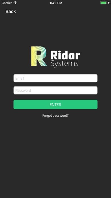 Ridar Systems Screenshot