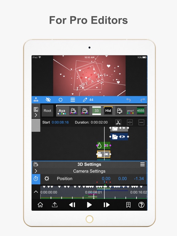 Node Video iPad screenshot 4 - Photo & Video app