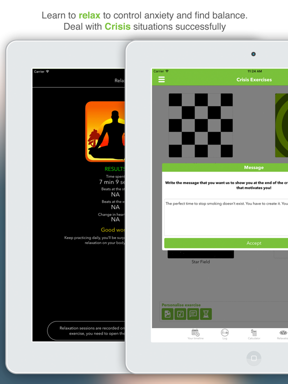 Stop Tobacco Mobile Trainer iPad screenshot 5 - Health & Fitness app