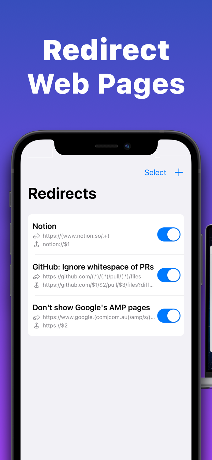 Redirect Web for Safari